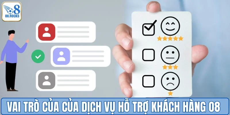 Vai trò của của dịch vụ hỗ trợ khách hàng O8